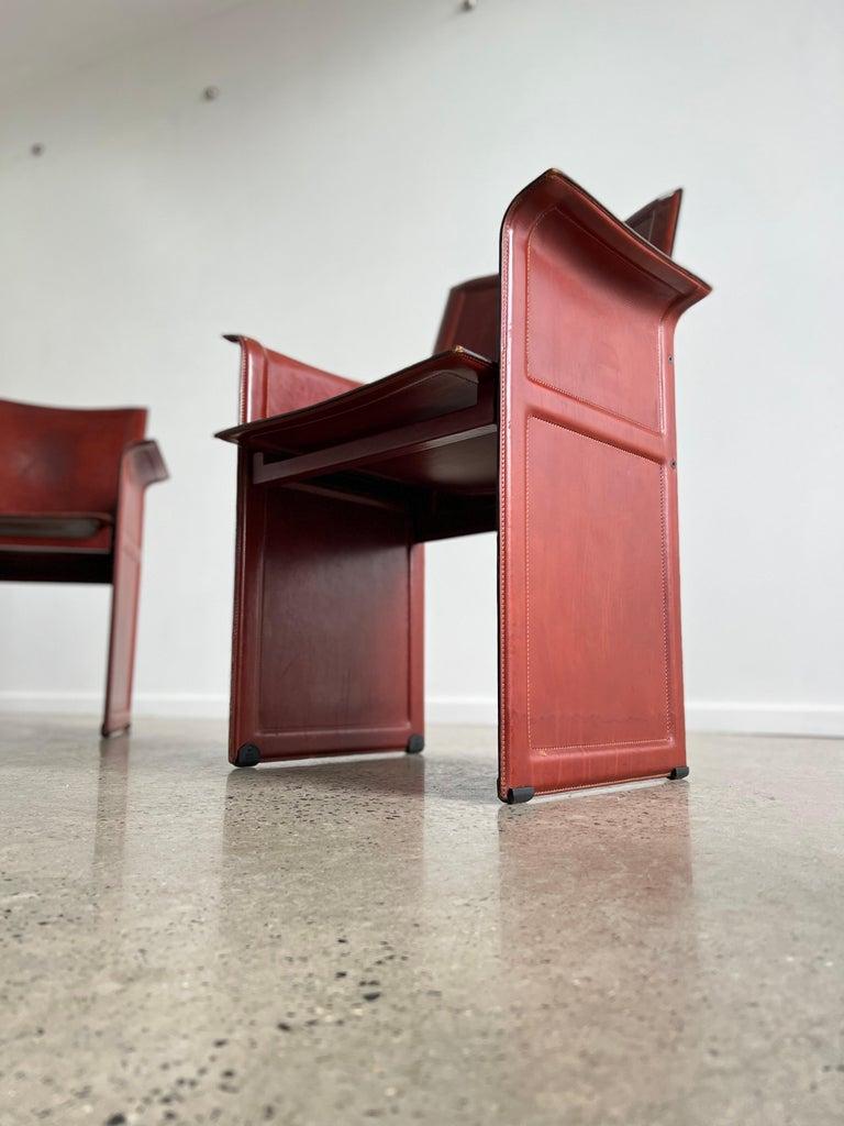 Tito Agnioli for Matteo Grassi Korium Armchairs In Good Condition For Sale In Byron Bay, NSW