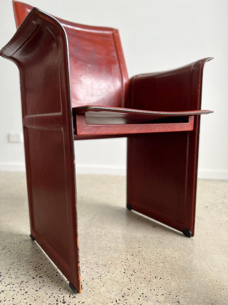 Late 20th Century Tito Agnioli for Matteo Grassi Korium Armchairs For Sale