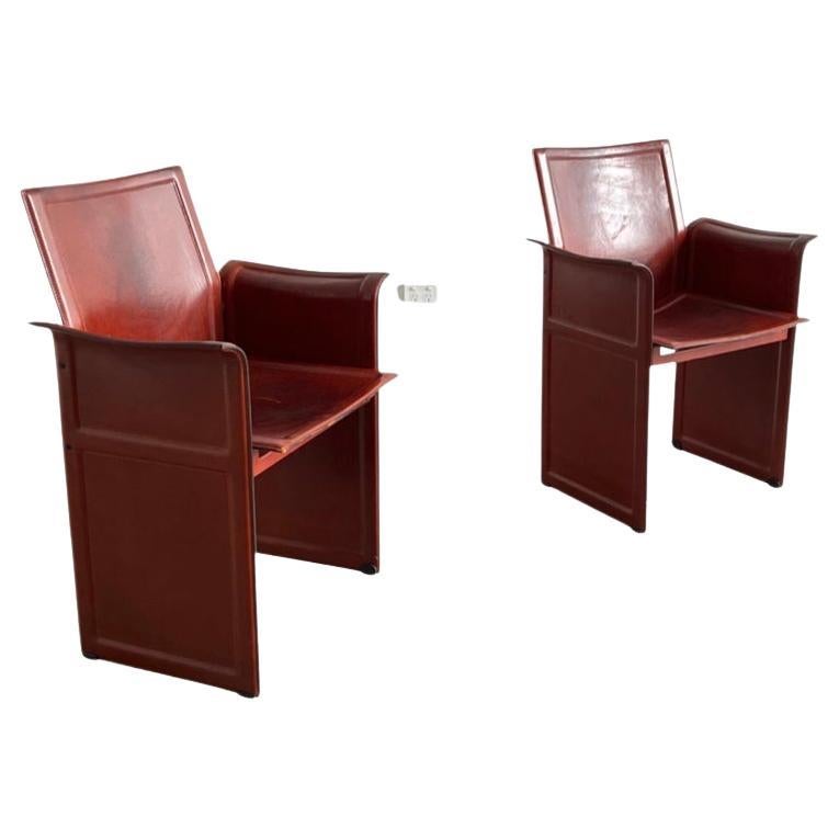 Tito Agnioli for Matteo Grassi Korium Armchairs