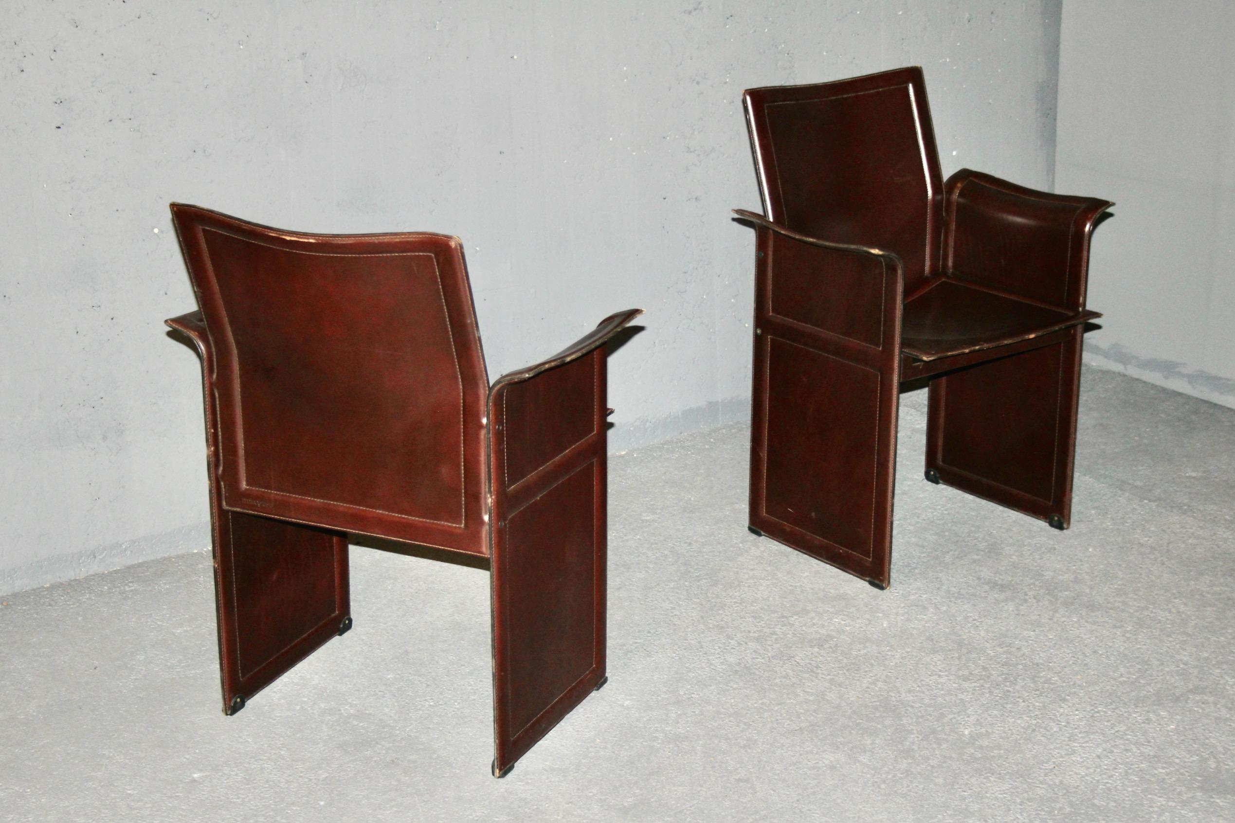 Tito Agnioli for Matteo Grassi Korium set of 12 Armchairs For Sale 2