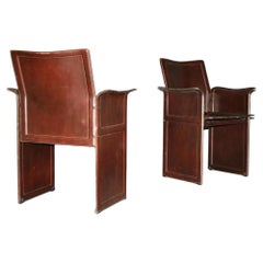 Tito Agnioli for Matteo Grassi Korium set of 12 Armchairs