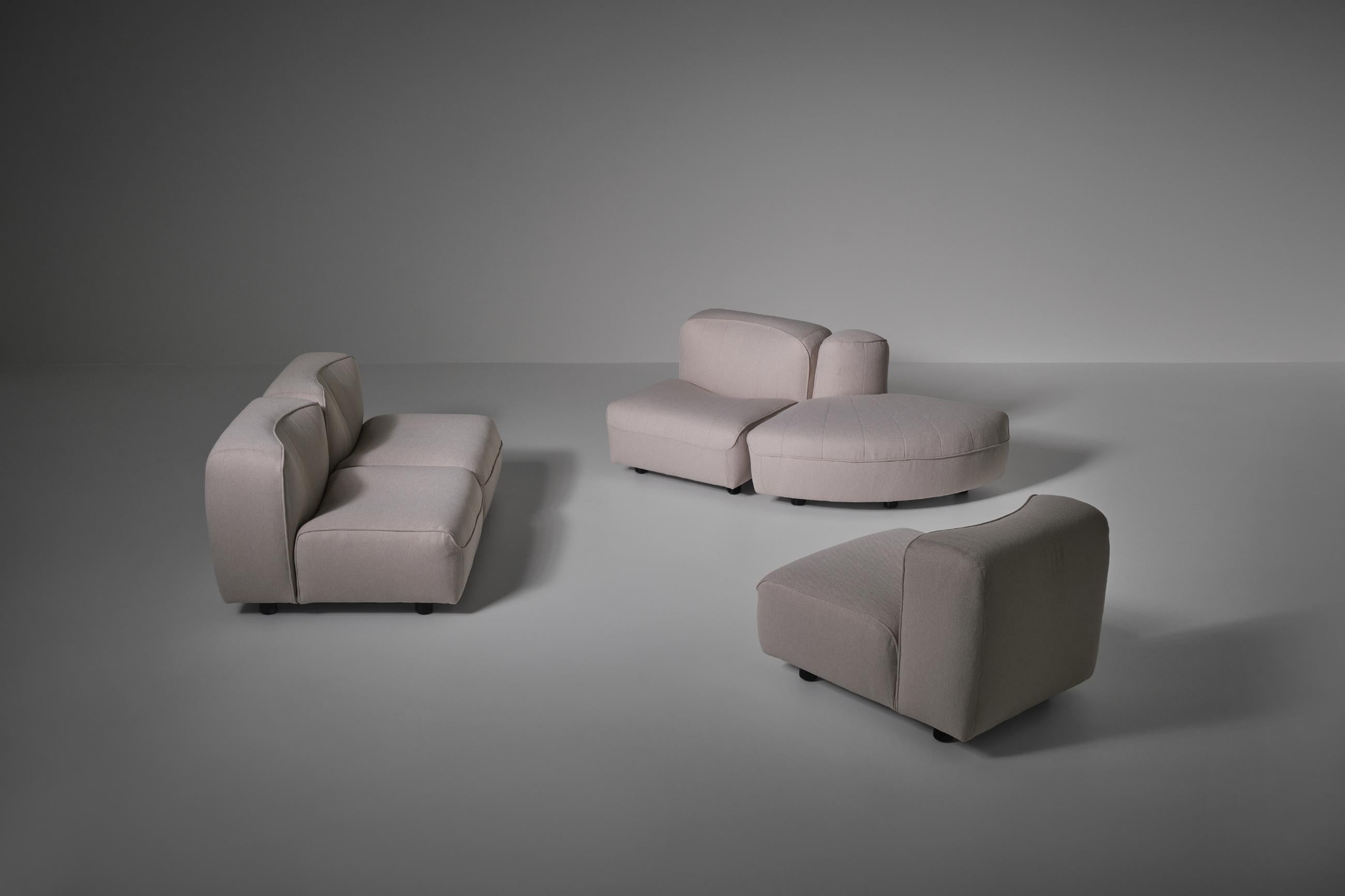 Mid-20th Century Tito Agnoli ‘9000 series’ Modular Sofa Group for Arflex, Italy, 1969