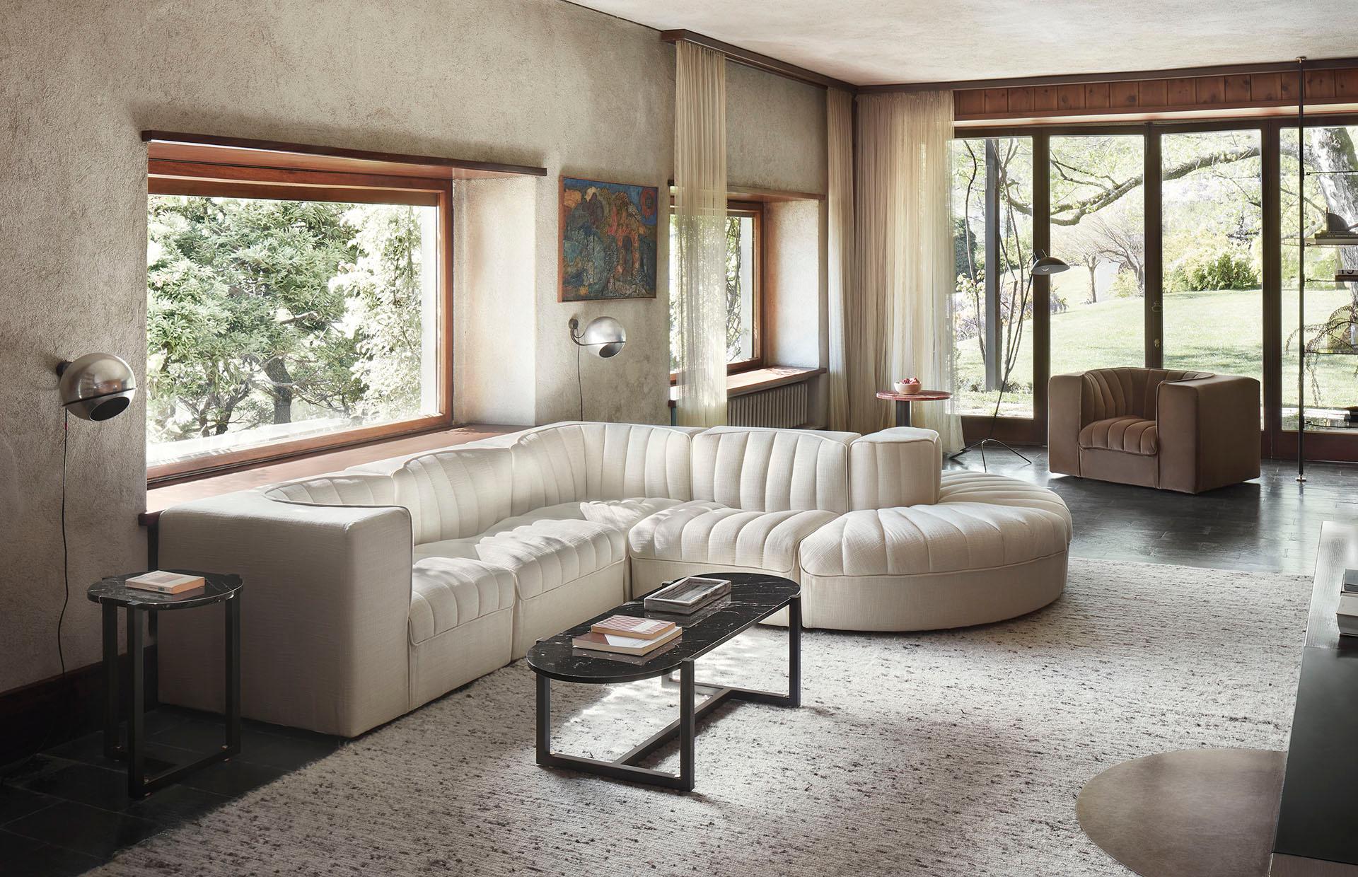 Tito Agnoli '9000' Sofa für Arflex 240cm (Italienisch) im Angebot