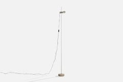 Tito Agnoli, Adjustable Floor Lamp, Steel, Metal, Stone, Italy, 1950s