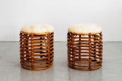 Tito Agnoli Bamboo Stools