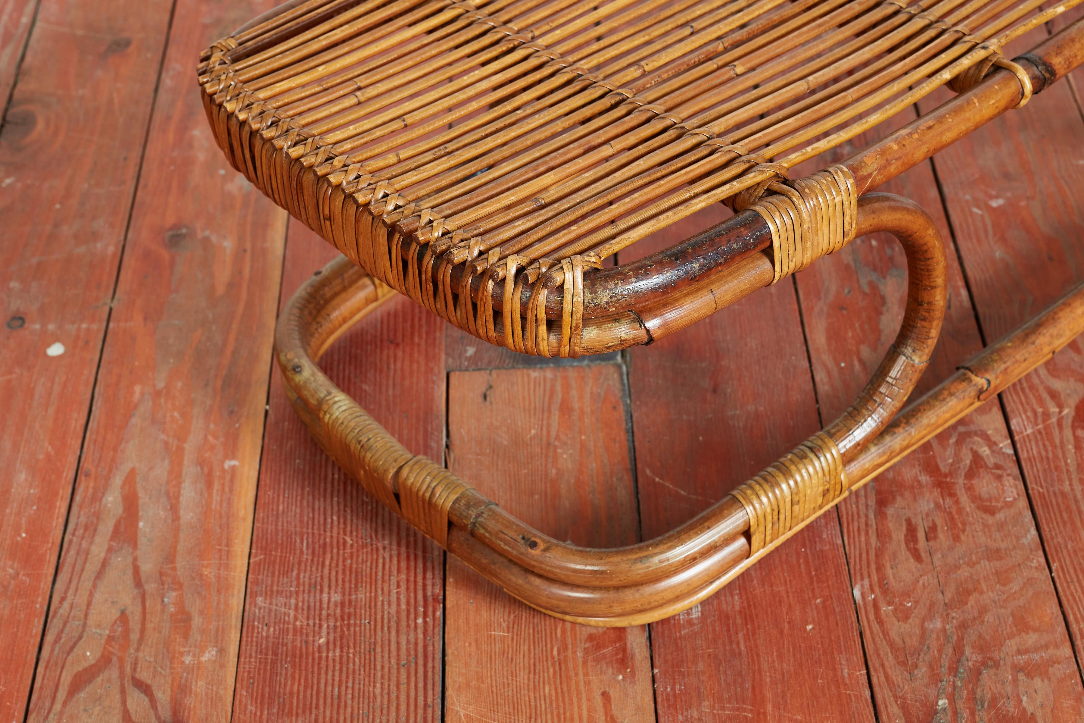 Tito Agnoli Bamboo Table For Sale 2