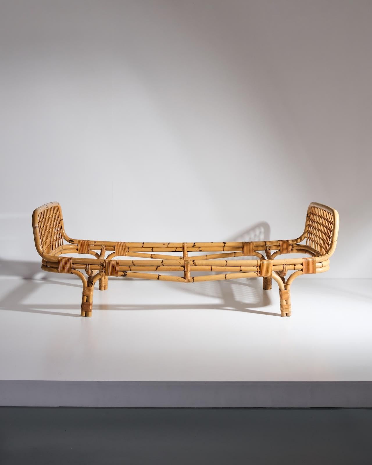 c.1960s
Bamboo and rattan
H72 x W205 x D90 cm