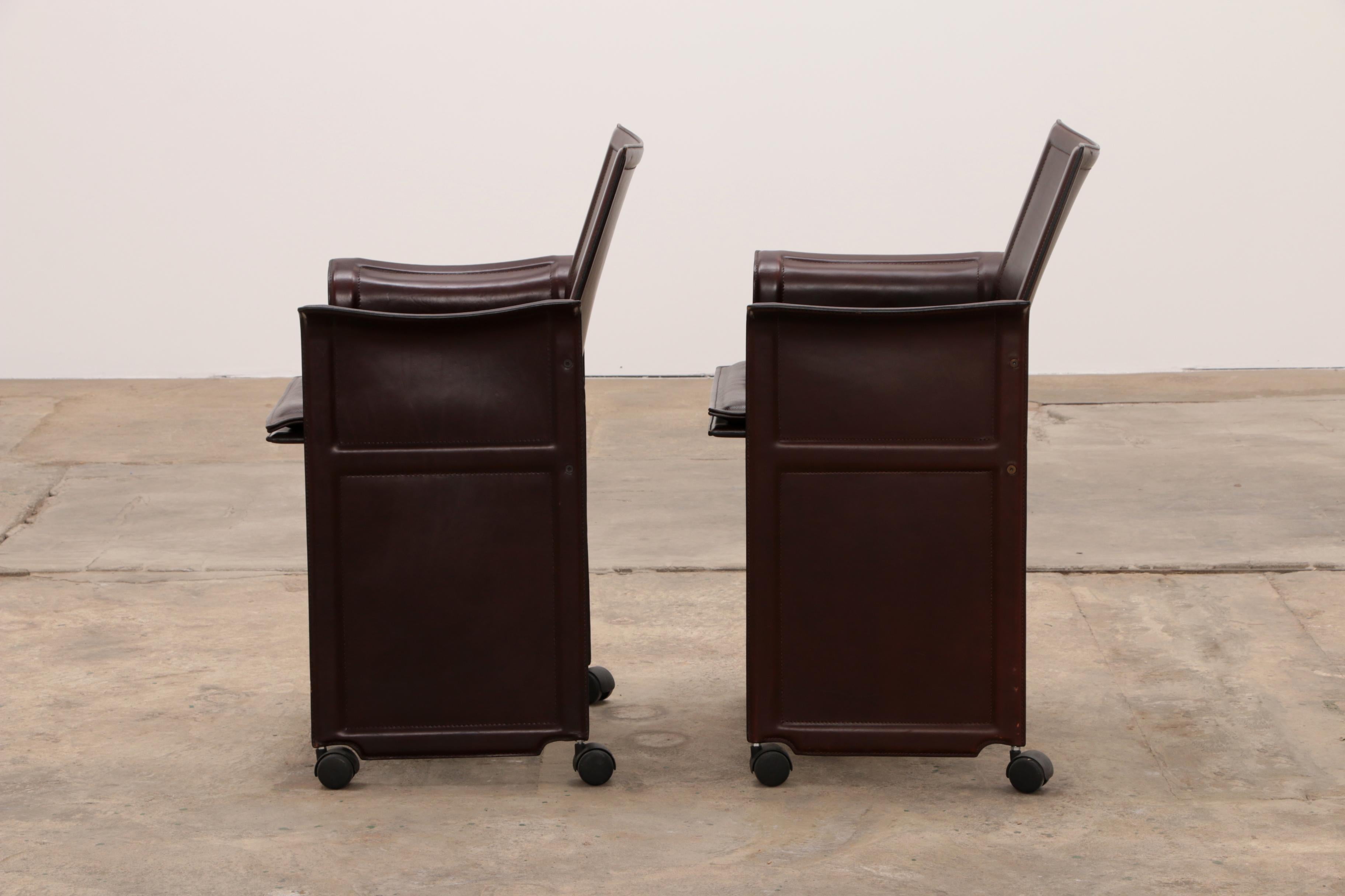 Tito Agnoli by Matteo Grassi, Couchtisch mit zwei Stühlen, Italien, 1970 im Angebot 6