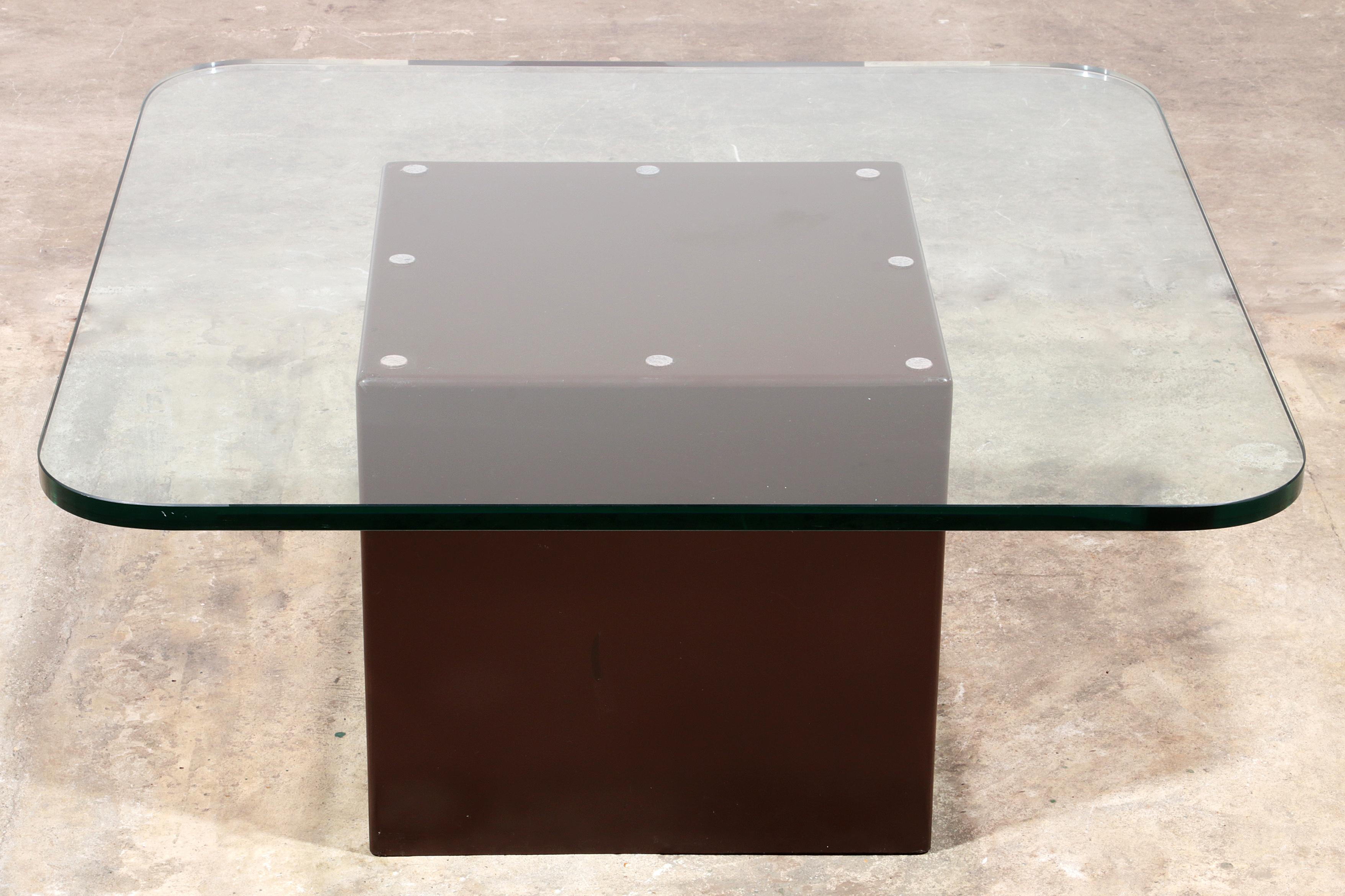 Mid-Century moderno Tavolino Tito Agnoli per Matteo Grassi, 1979, Italia in vendita