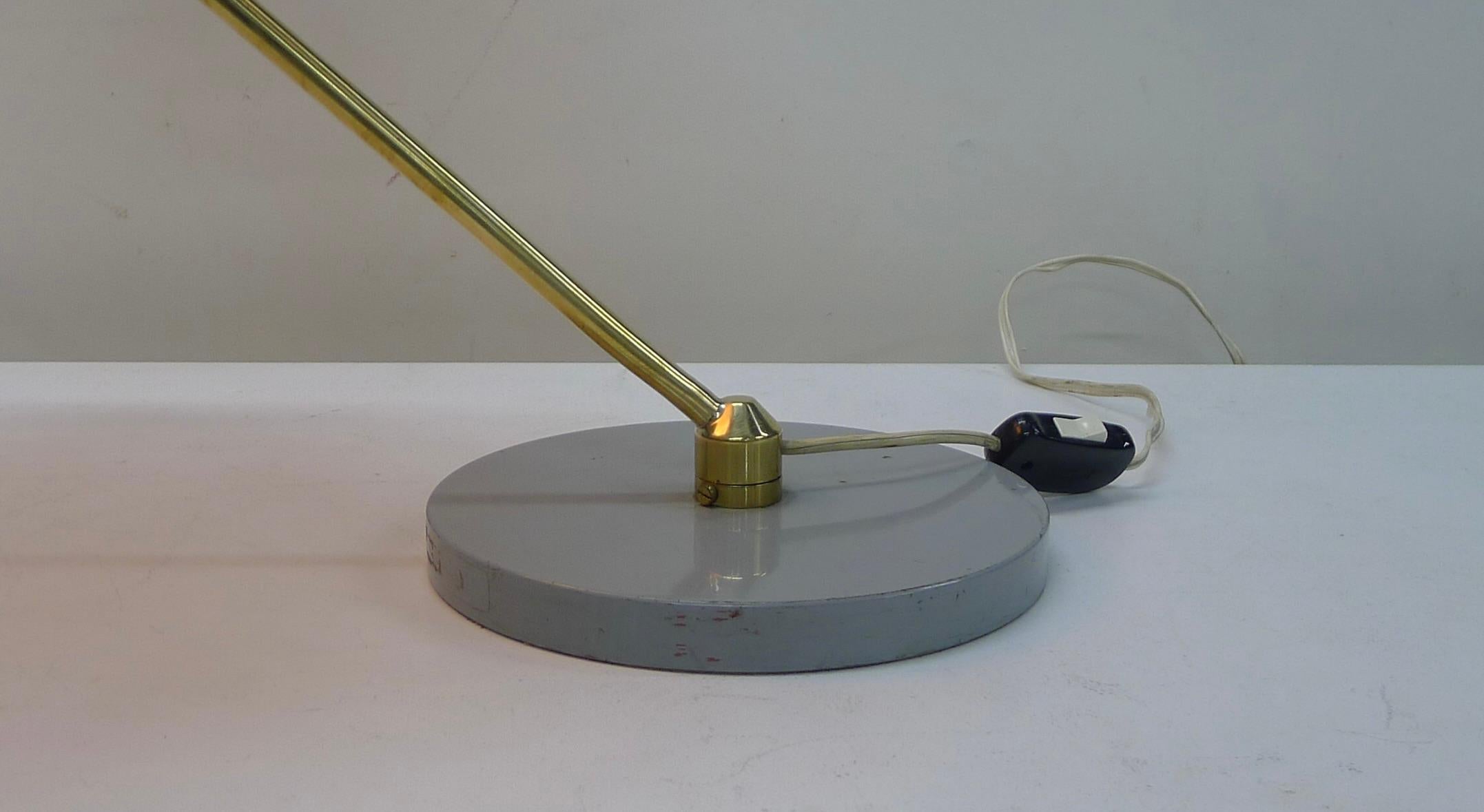 Italian Tito Agnoli, Desk Lamp, Model No. 253 for O'Luce Italy, circa 1960 For Sale