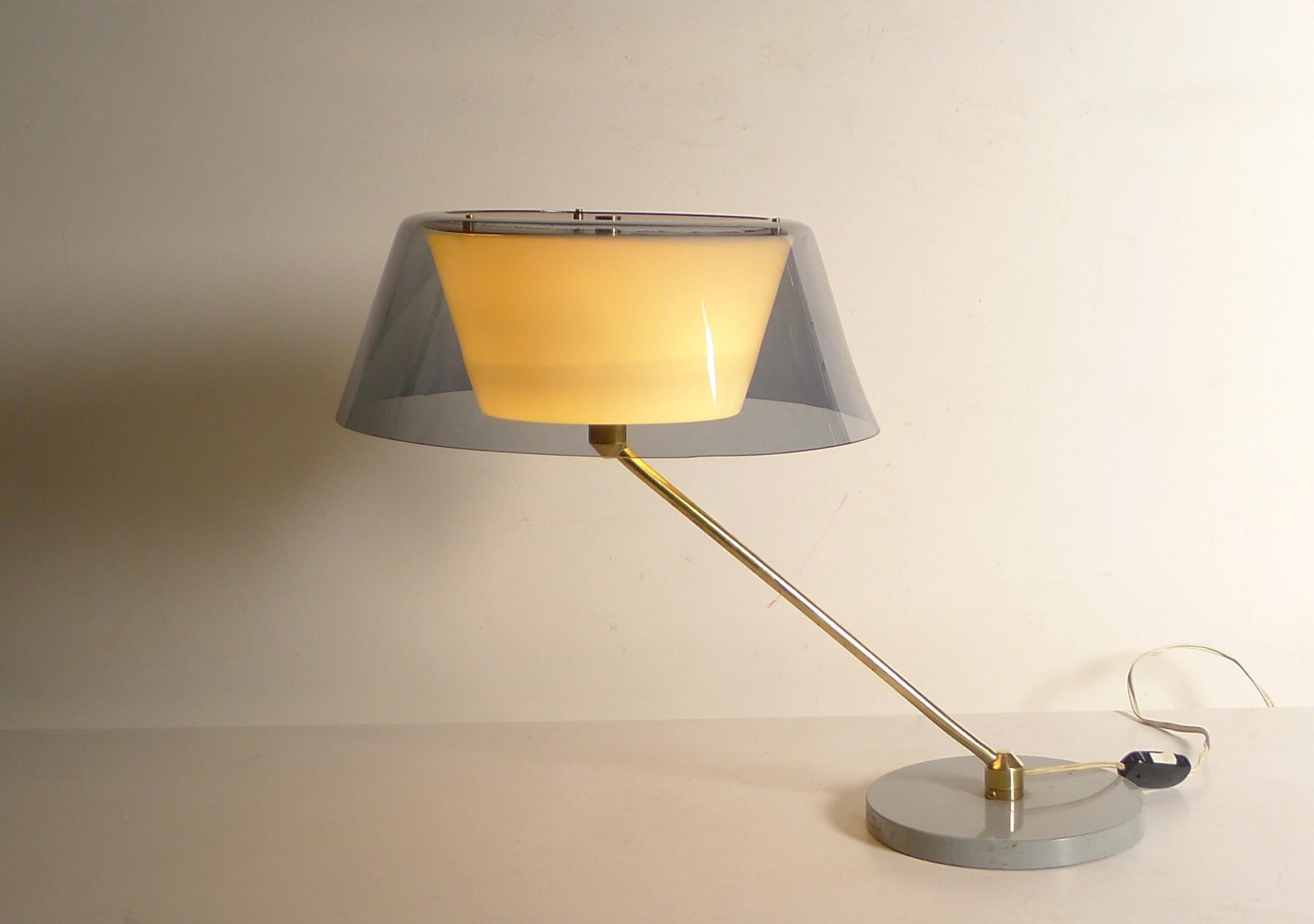 Mid-20th Century Tito Agnoli, Desk Lamp, Model No. 253 for O'Luce Italy, circa 1960 For Sale