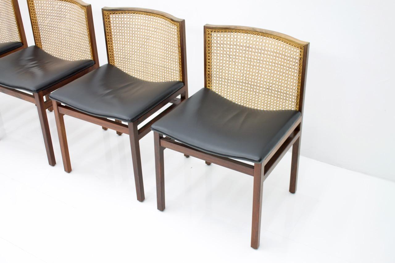 Tito Agnoli Dining Room Chairs, Italy, 1960s (Italienisch) im Angebot