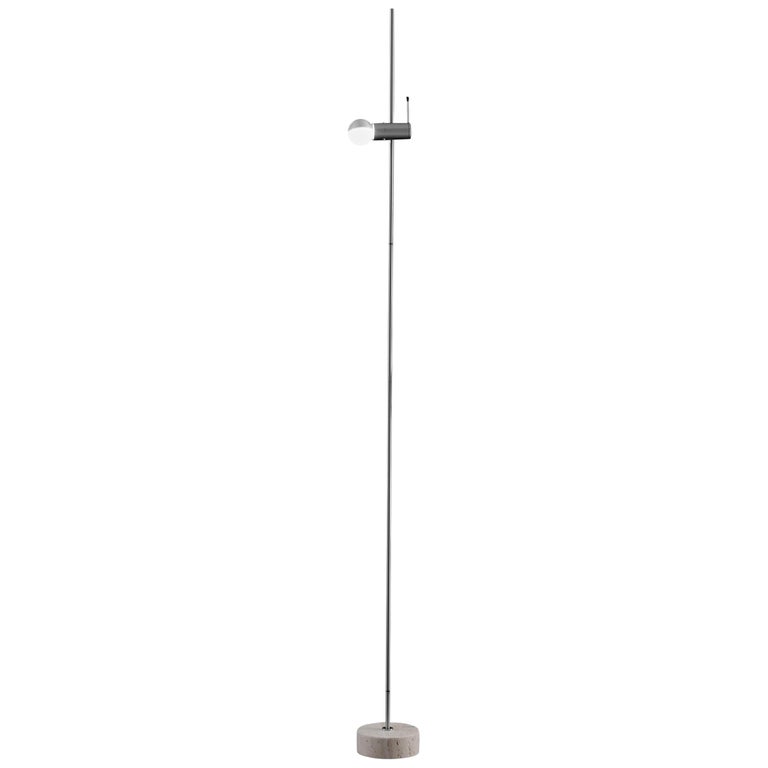 Tito Agnoli Floor Lamp 'Agnoli' Marble and Metal by Oluce For Sale at  1stDibs