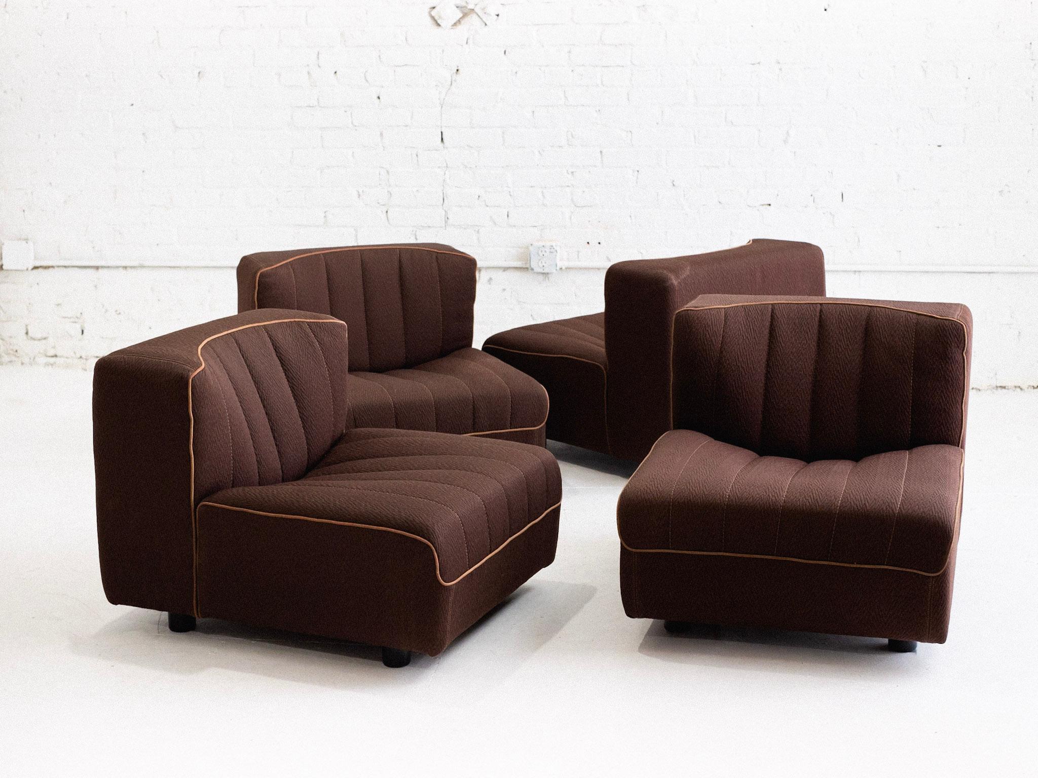 Tito Agnoli pour Arflex 9000 Sofa - 4 Pieces en vente 4