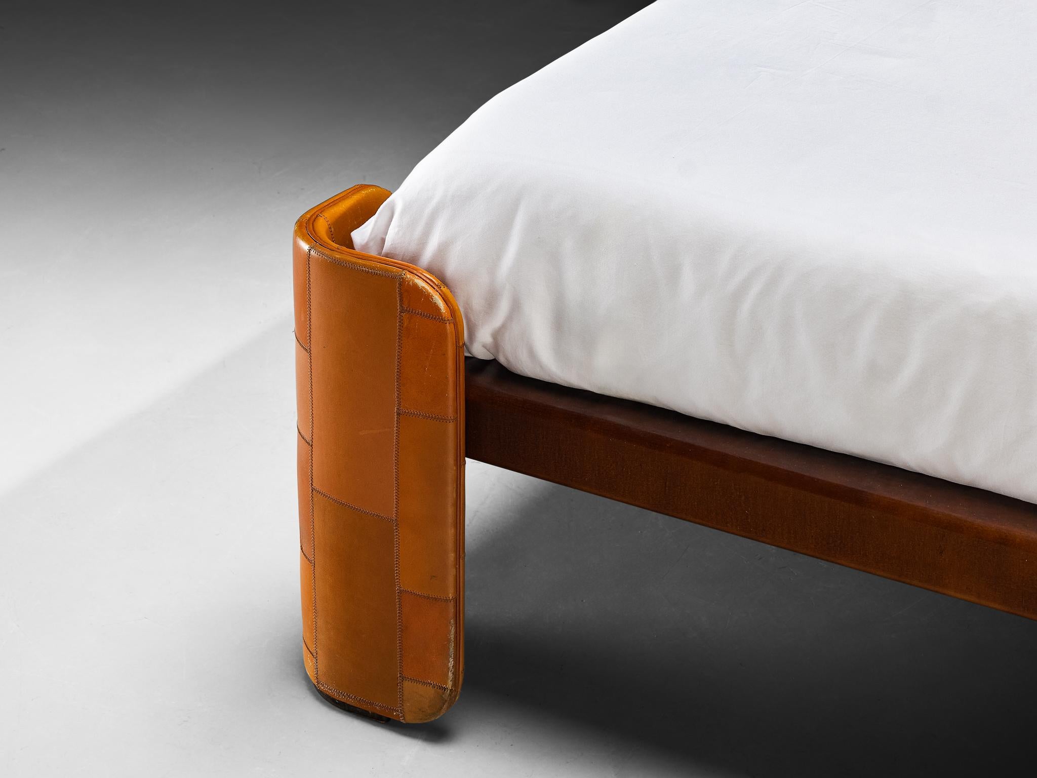 Late 20th Century Tito Agnoli for Caleido/Poltrona Frau Bedroom Set in Patchwork Leather For Sale