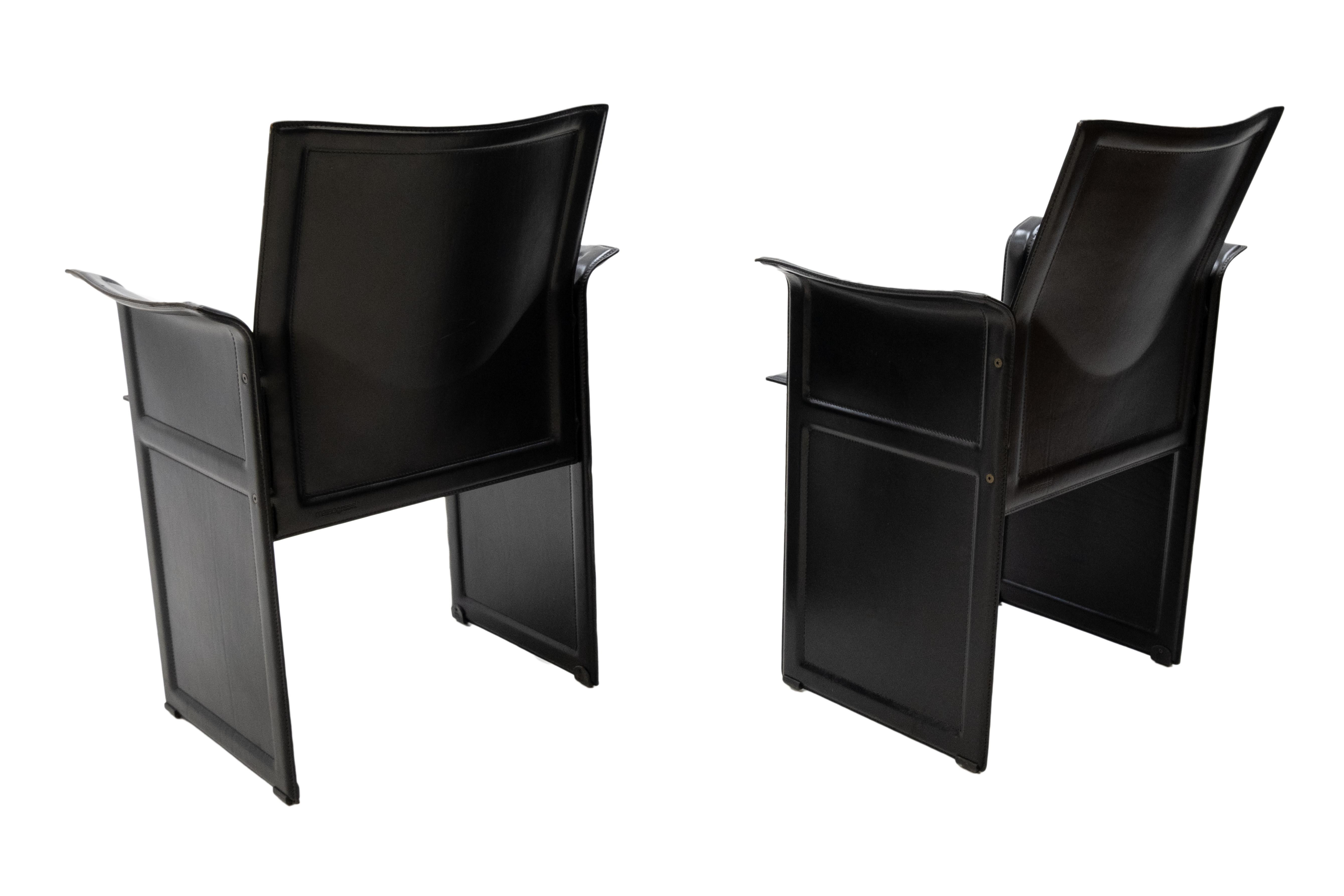 Italian Tito Agnoli for Matteo Grassi Chairs