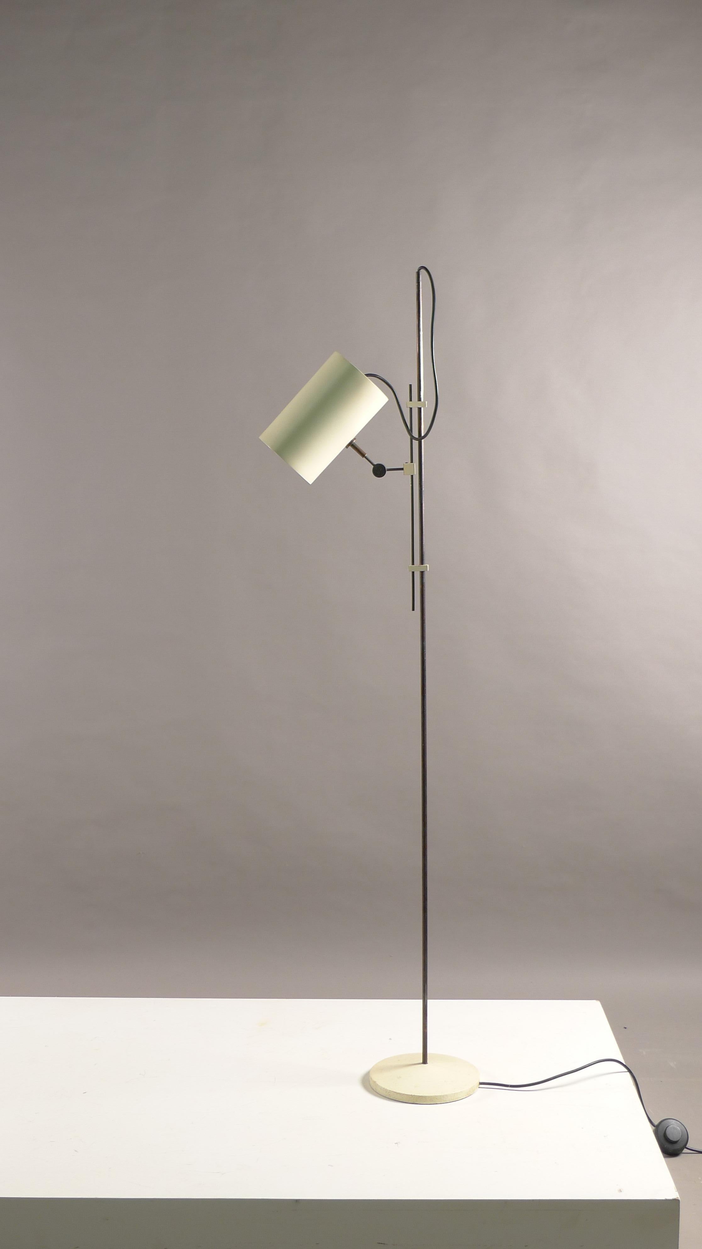 Tito Agnoli for Oluce, Italy, 1954, a Model 367 Floor Lamp, Documented 5