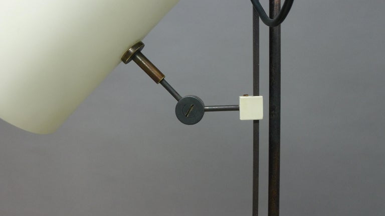 Italian Tito Agnoli for Oluce, Italy, 1954, a Model 367 Floor Lamp, Documented For Sale