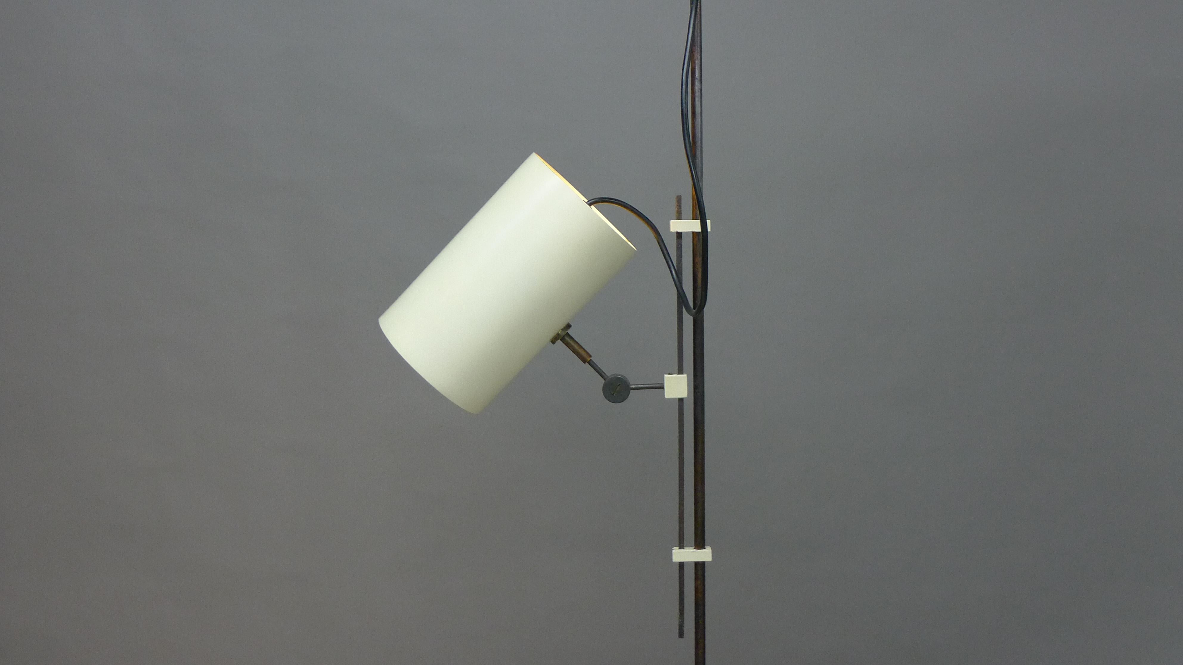 Tito Agnoli for Oluce, Italy, 1954, a Model 367 Floor Lamp, Documented In Good Condition In Wargrave, Berkshire