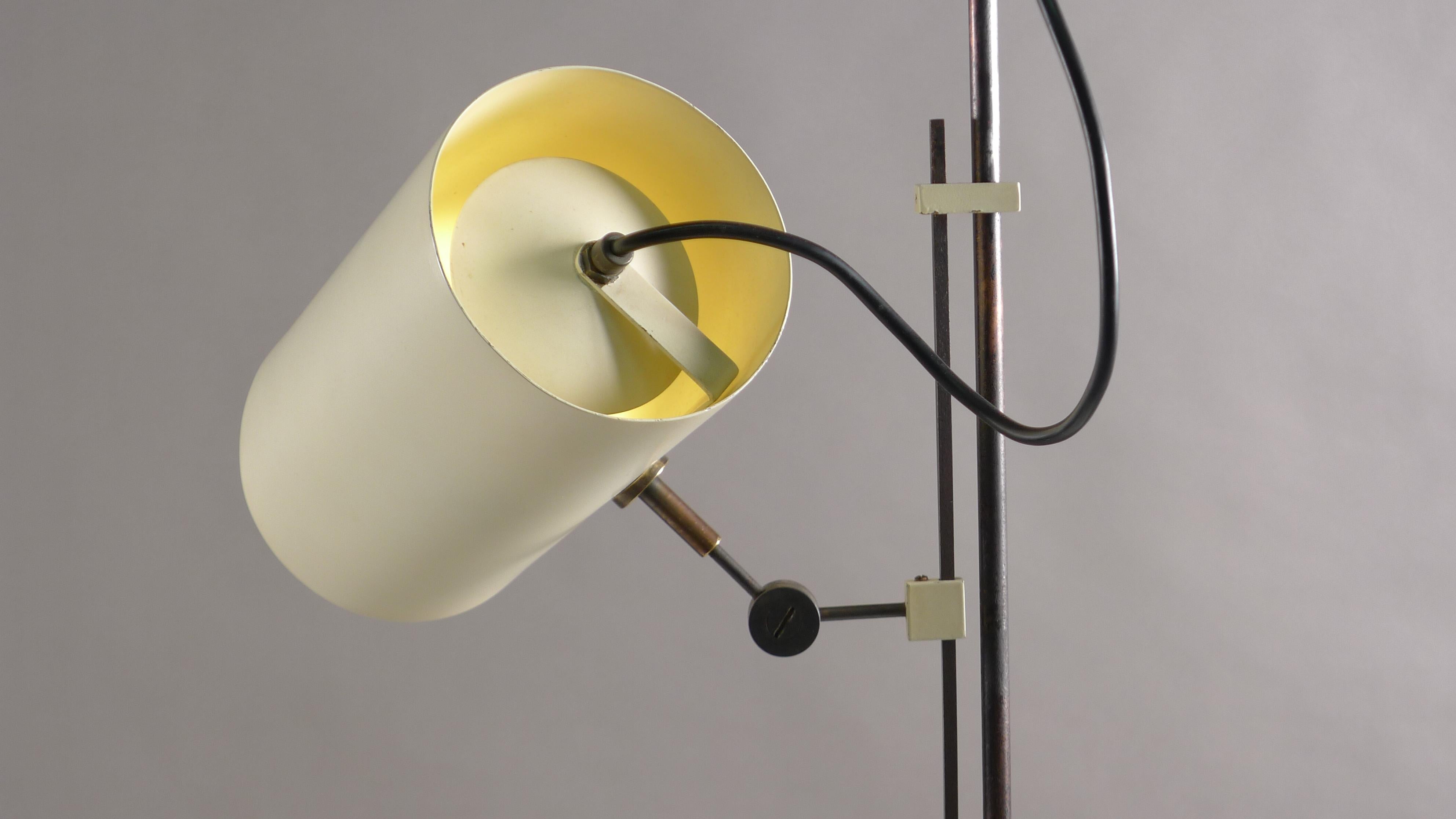 Tito Agnoli for Oluce, Italy, 1954, a Model 367 Floor Lamp, Documented 1