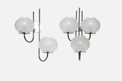 Tito Agnoli for Oluce sconces, a pair Italy circa 1960s