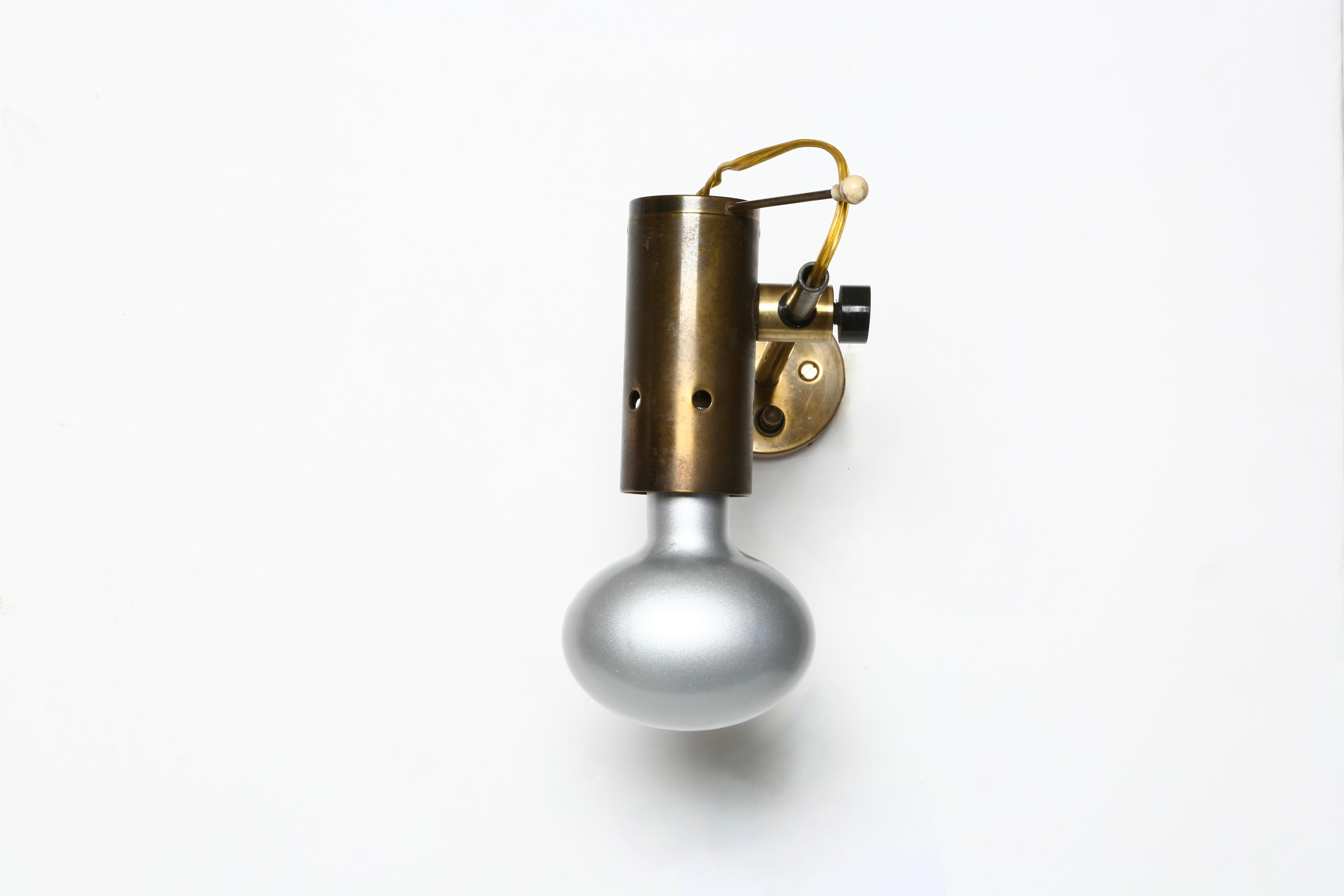 Tito Agnoli for Oluce Sconces Model 186, a set of 2 For Sale 6