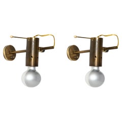 Tito Agnoli per Oluce Sconces Model 186, un set di 2
