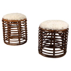 Tito Agnoli Furry Stools