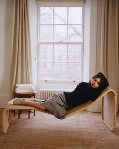 Tito Agnoli Indoor Rattan P3 Chaise Longue for GUBI