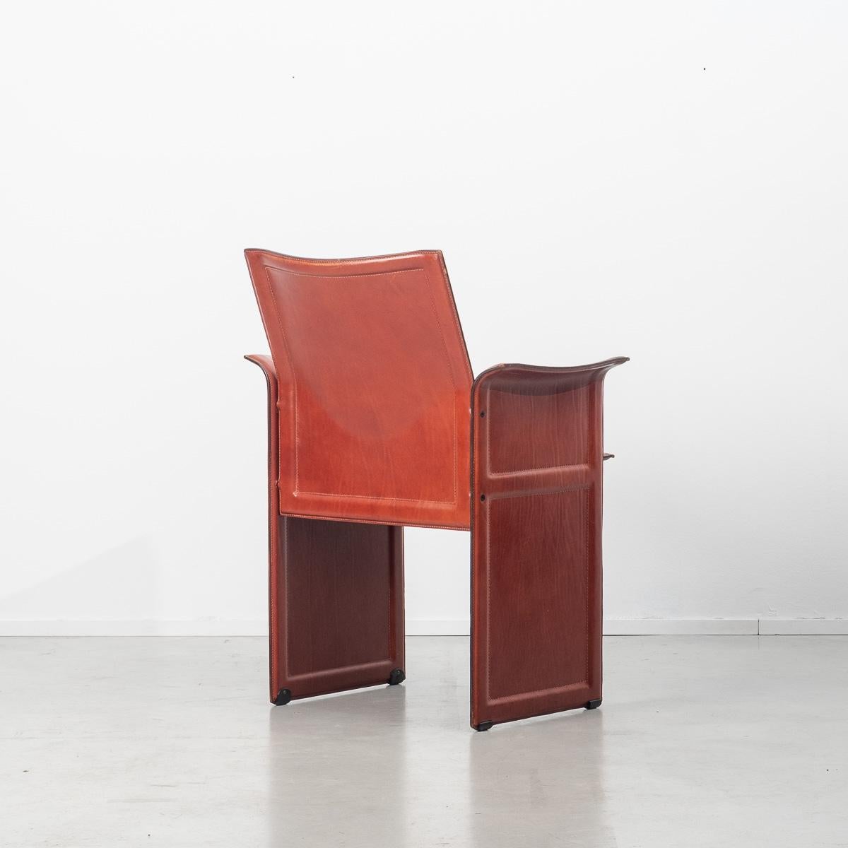 Post-Modern Tito Agnoli Korium Chair Mateo Grassi, Italy, 1970s