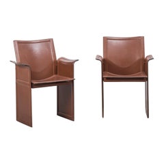 Tito Agnoli Korium Chairs Mateo Grassi, Italy, 1970s, Three Available