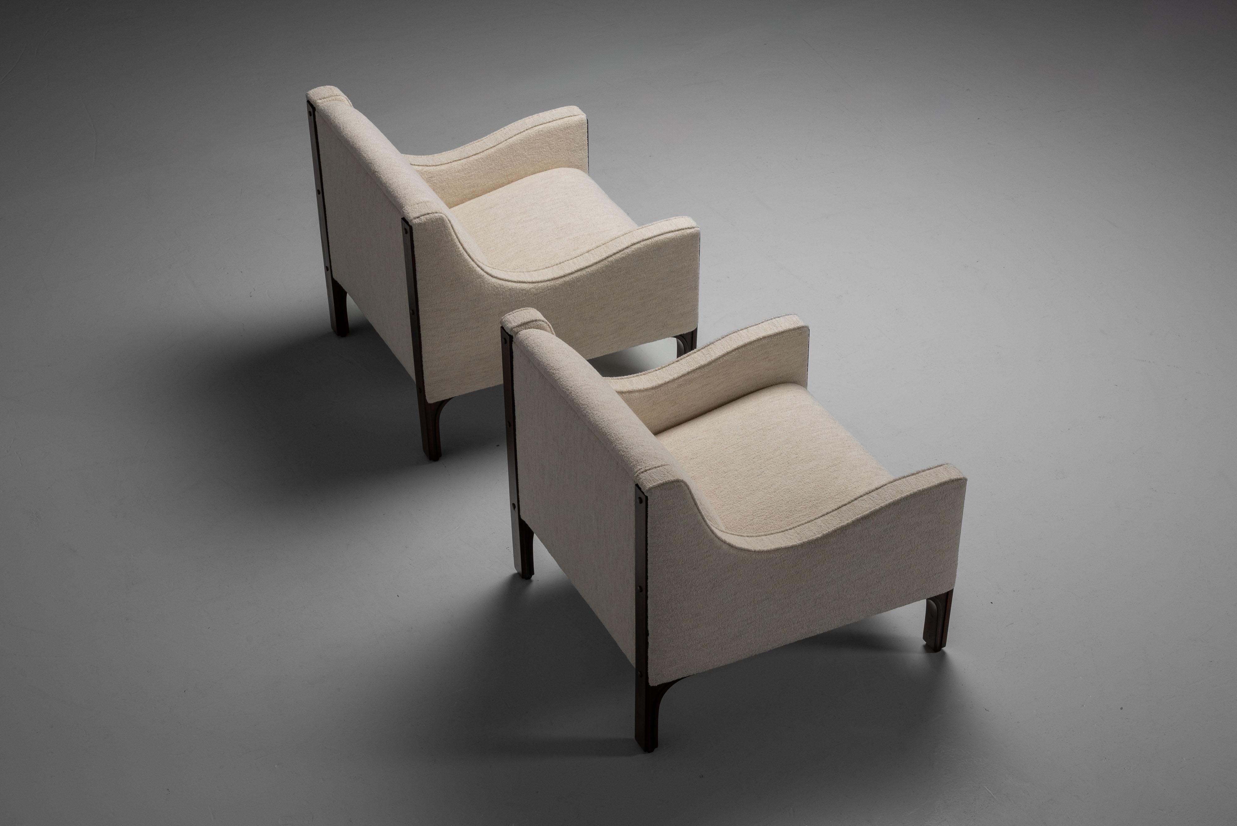 Tito Agnoli lounge chairs for Mobilia Italy 1961 3