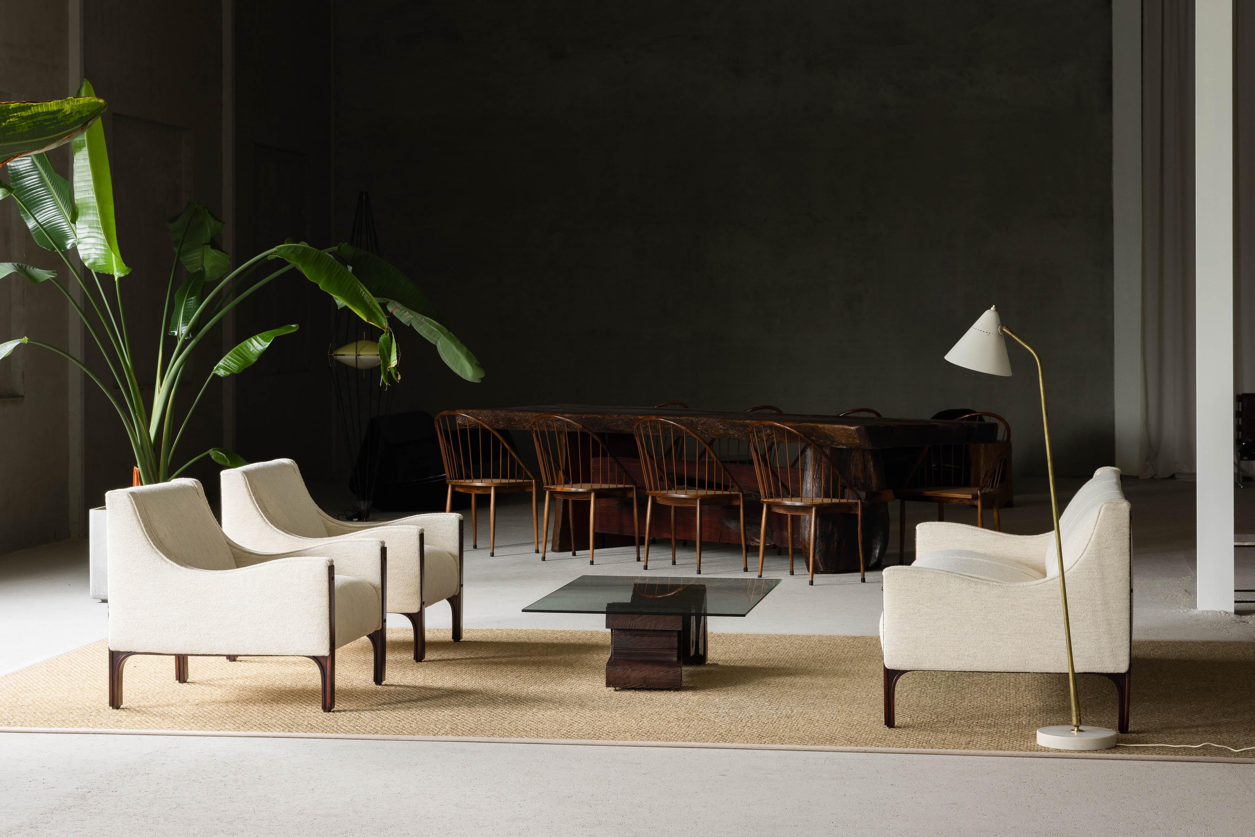 Mid-Century Modern Tito Agnoli lounge chairs for Mobilia Italy 1961