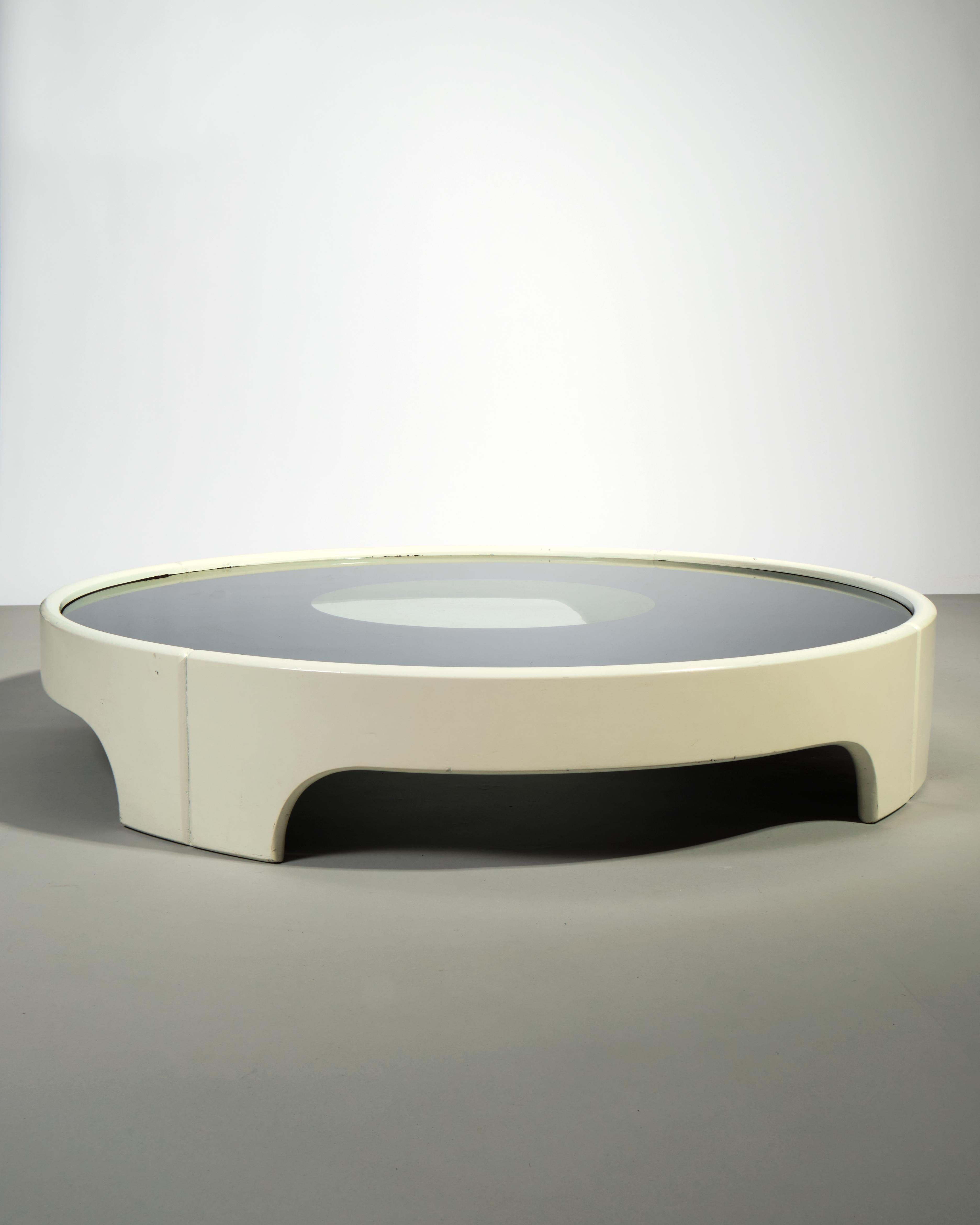 Mid-Century Modern Table basse Tito Agnoli 1966, Cinova en vente