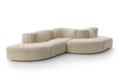Tito Agnoli Modular '9000' Sofa for Arflex 5 Piece Serpentine Version