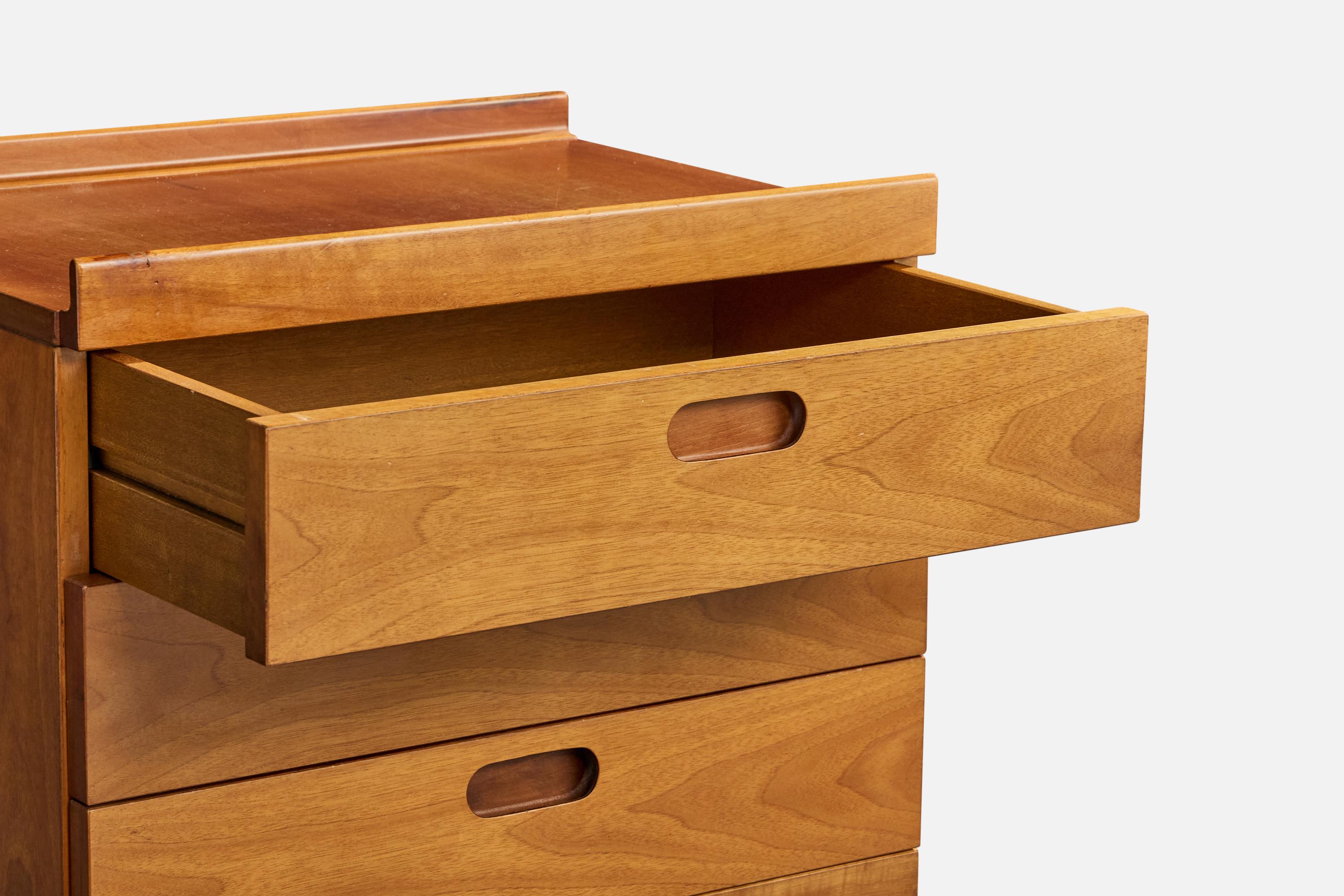 Tito Agnoli, Nightstands, Walnut, Italy, 1970s en vente 3