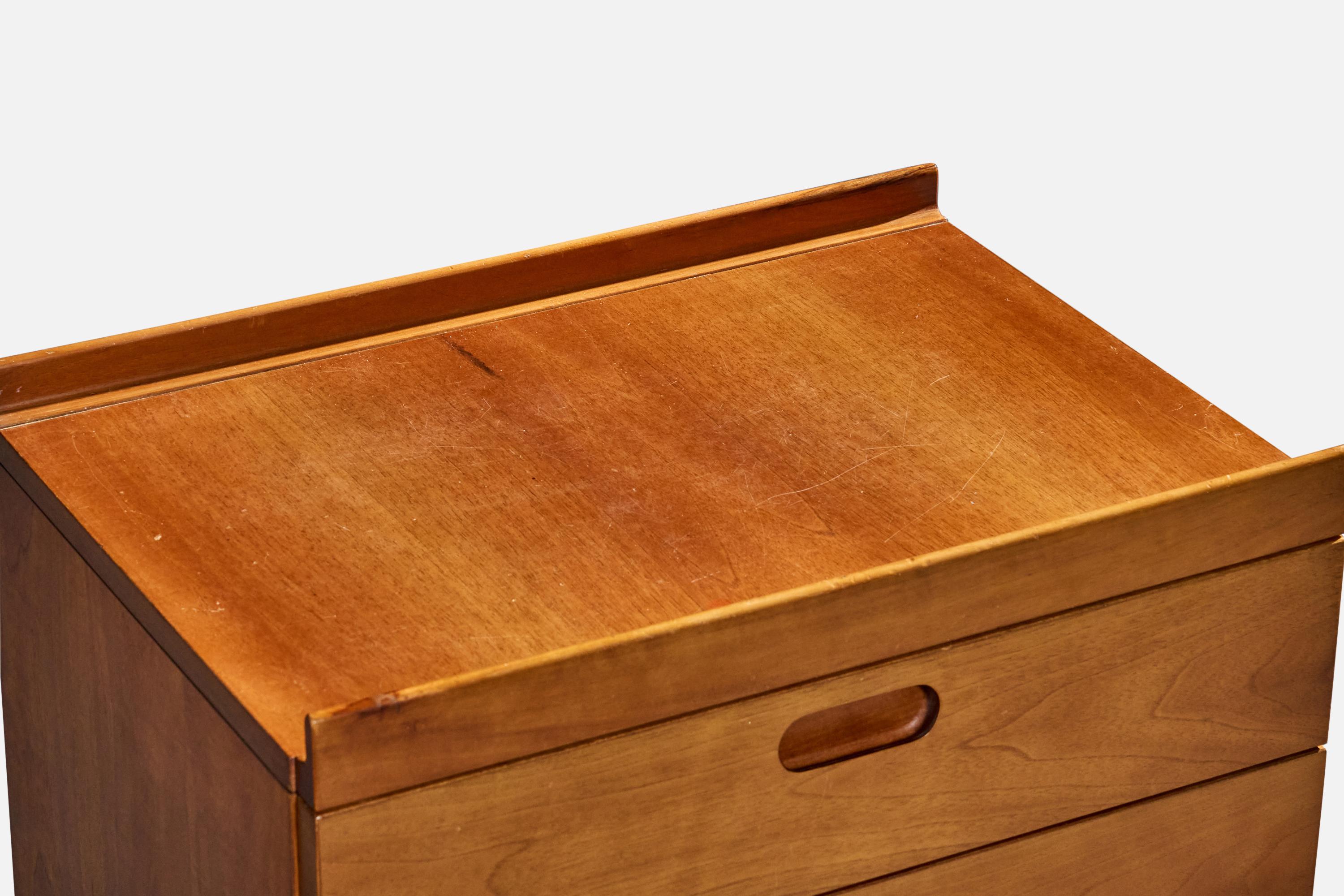 Noyer Tito Agnoli, Nightstands, Walnut, Italy, 1970s en vente