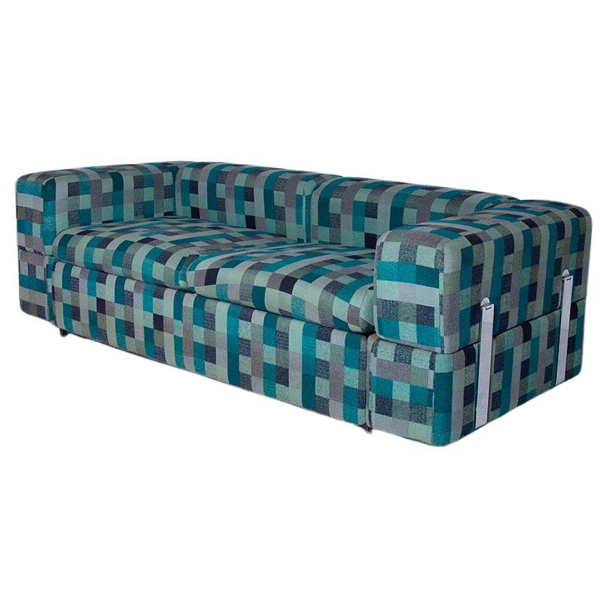 Tito Agnoli Original fabric sofa bed for Cinova Mod. 711  For Sale