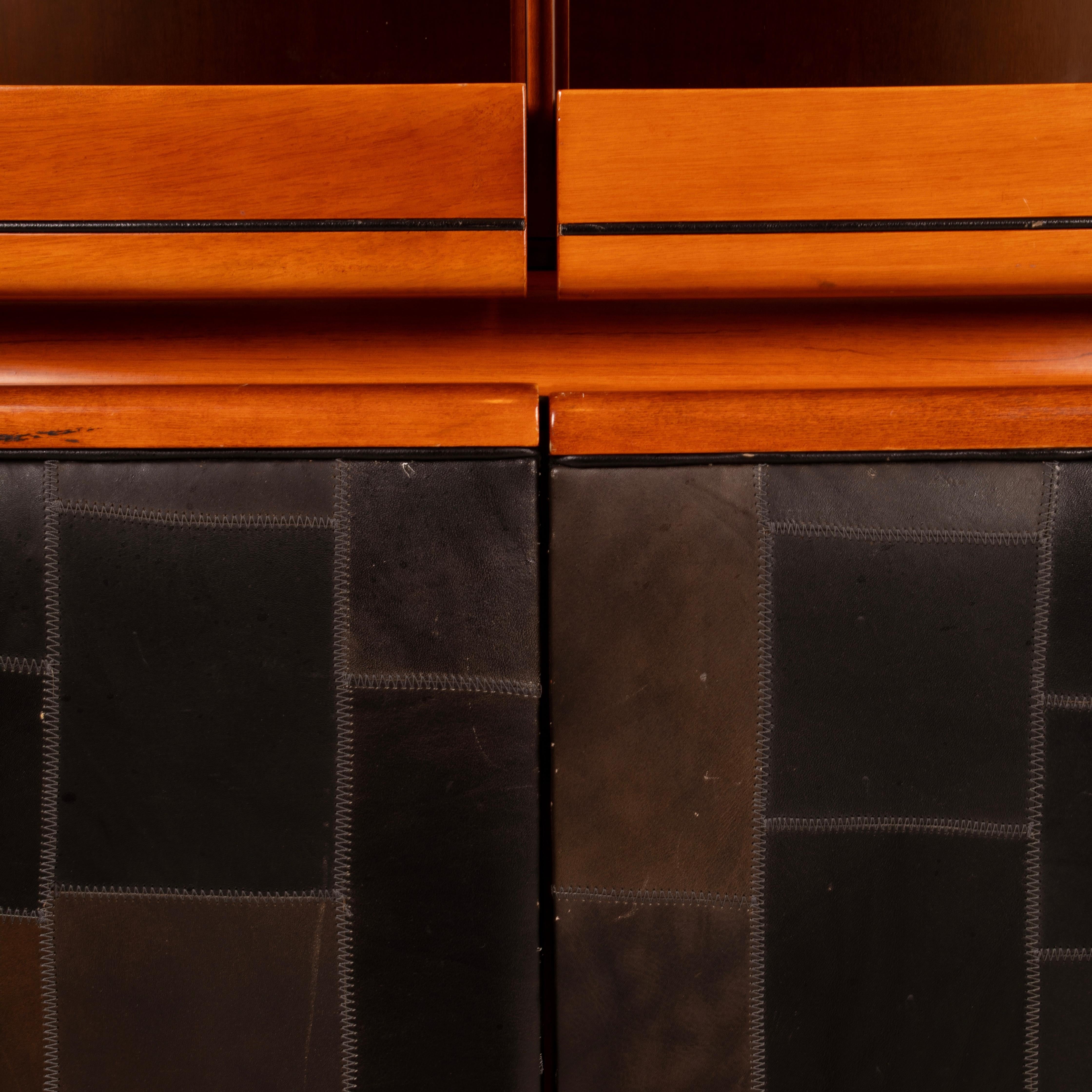 Pelle animale Tito Agnoli Pecary Cabinet for Caleido Frau, 1970 in vendita
