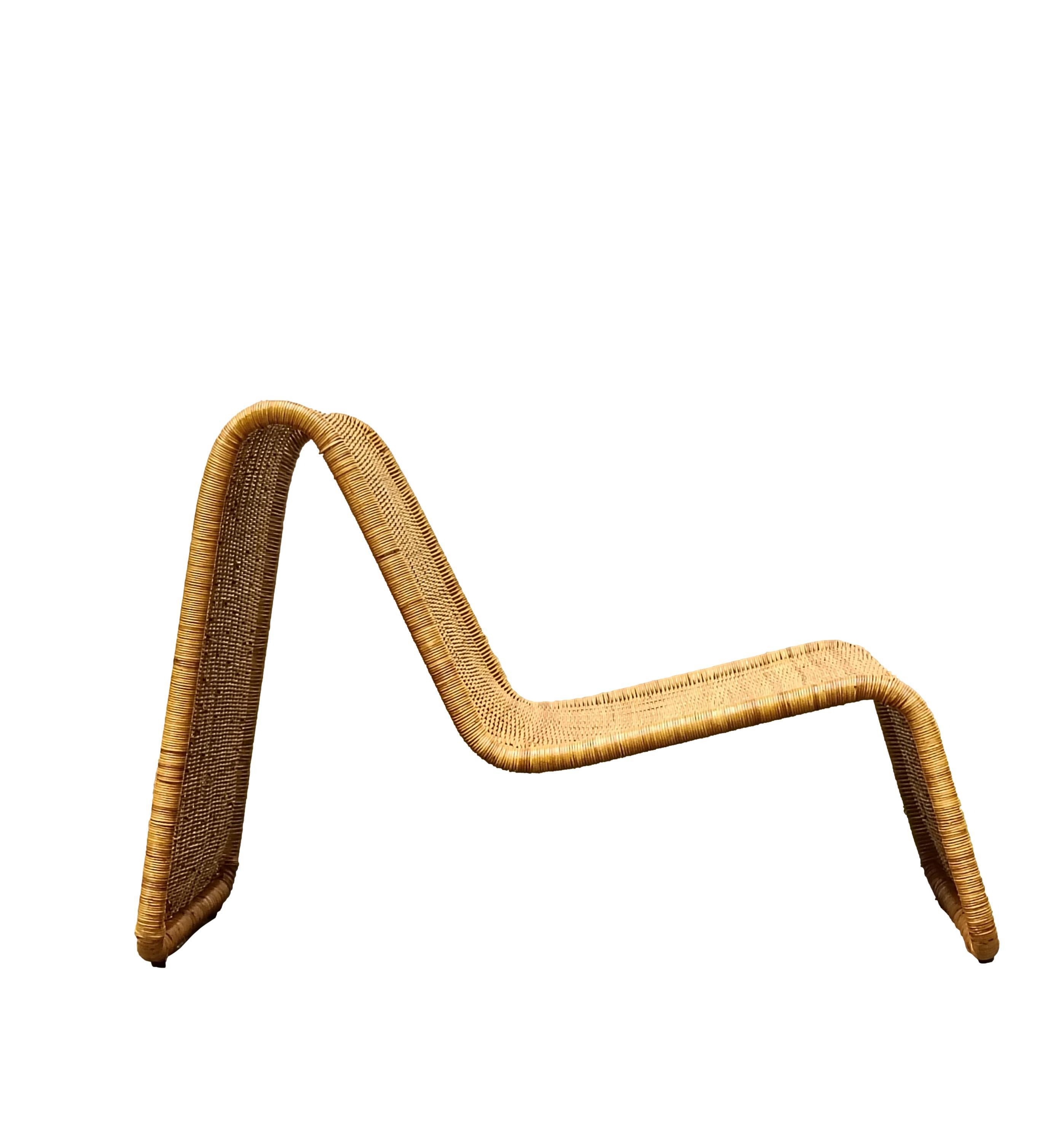 Tito Agnoli für Bonacina Rattansessel Mod.P3, Italien 1960er Jahre (Mid-20th Century) im Angebot