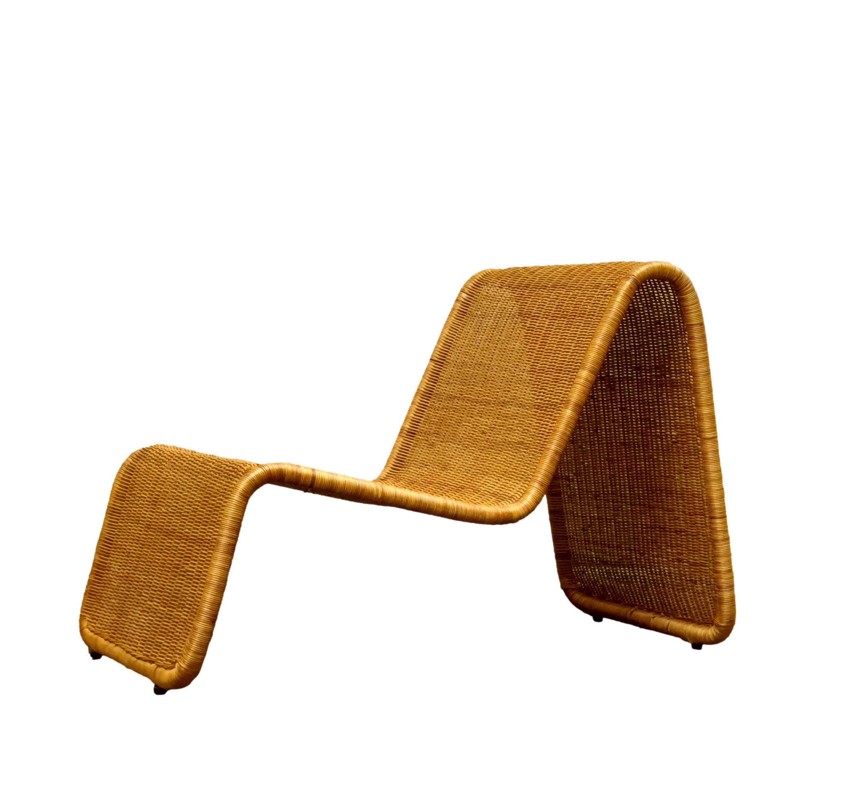 Tito Agnoli für Bonacina Rattansessel Mod.P3, Italien 1960er Jahre im Angebot 1