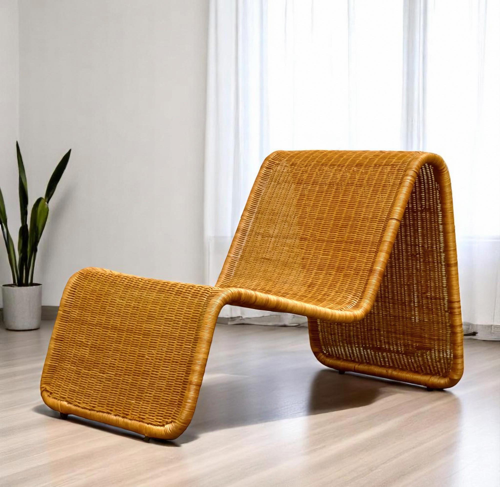 Tito Agnoli für Bonacina Rattansessel Mod.P3, Italien 1960er Jahre im Angebot 2
