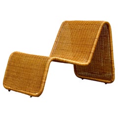 Tito Agnoli pour Bonacina Fauteuil en rotin Mod.P3, Italie années 1960