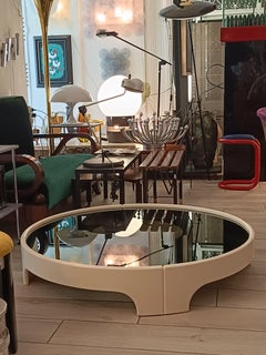 Tito Agnoli für Cinova Iconico Tavolino Tondo da Salotto, Italien 1960er Jahre