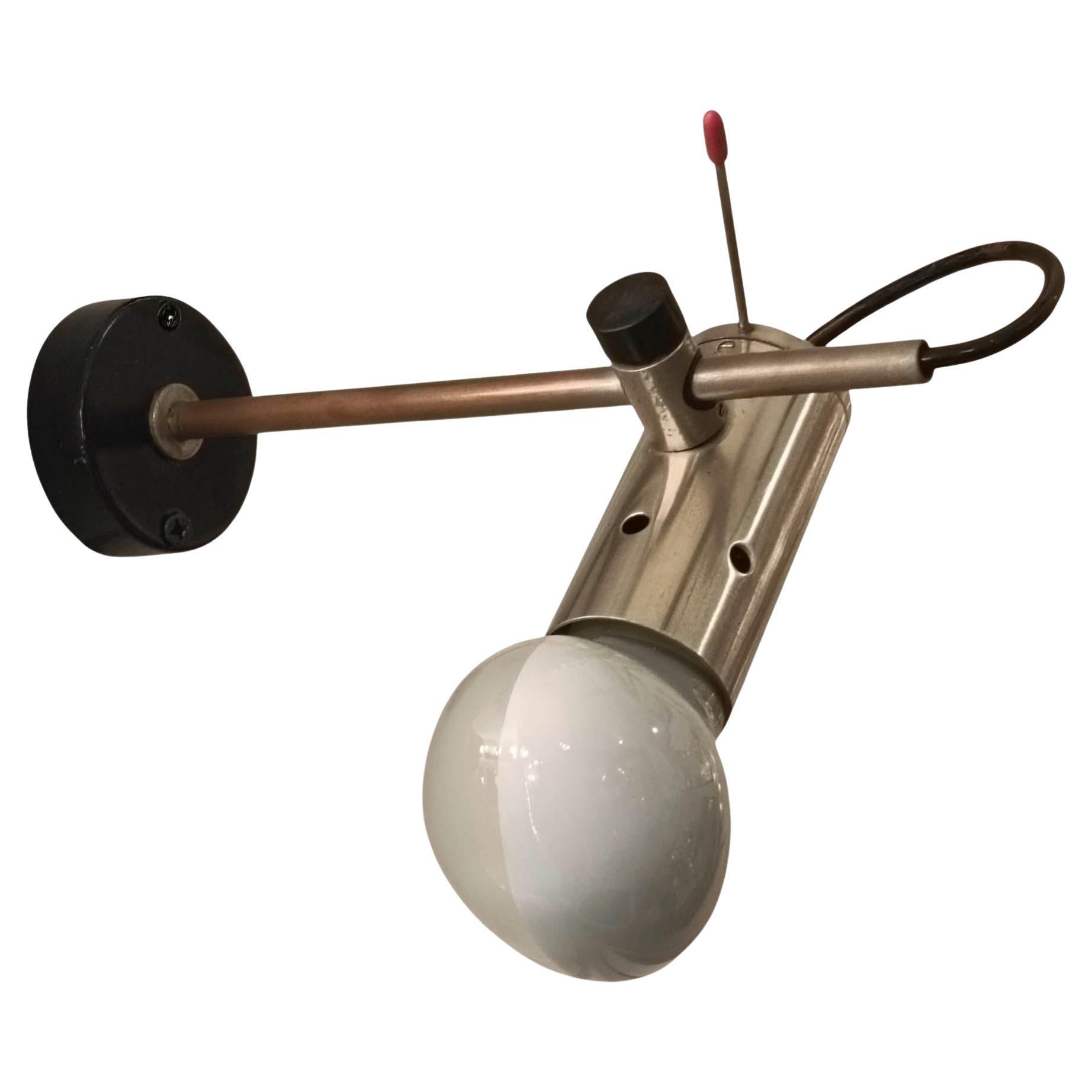 Tito Agnoli per Oluce Lampada da Parete Serie "Cornalux", Italia 1960s en venta