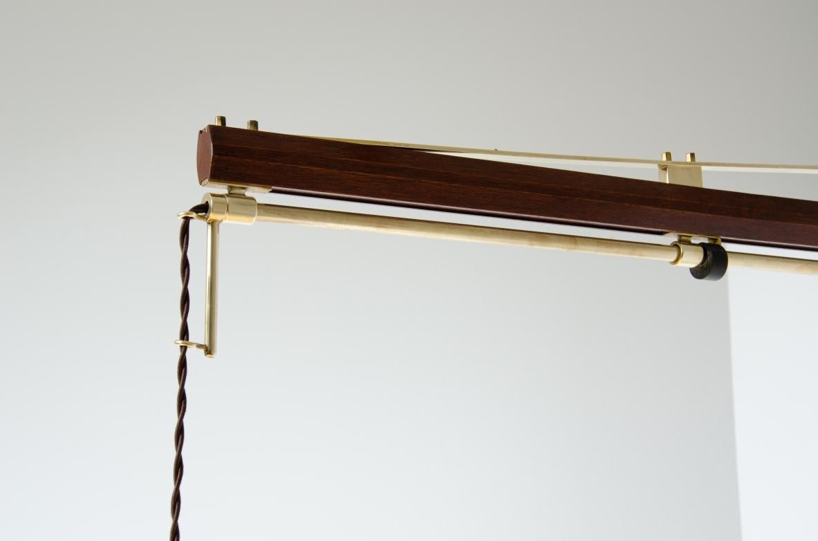 Tito Agnoli, Rare Extendable Wall Lamp Model 1102 for Oluce In Excellent Condition For Sale In Milano, IT