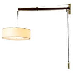Tito Agnoli, rare extendable wall lamp model 1102 for Oluce