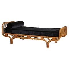 Tito Agnoli, Rattan and Bamboo Daybed for Pierantonio Bonacina, Italy 1960s