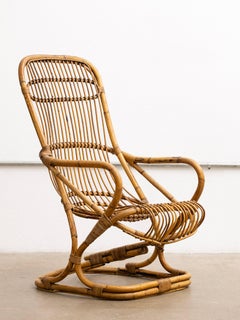 Tito Agnoli Rattan Chair