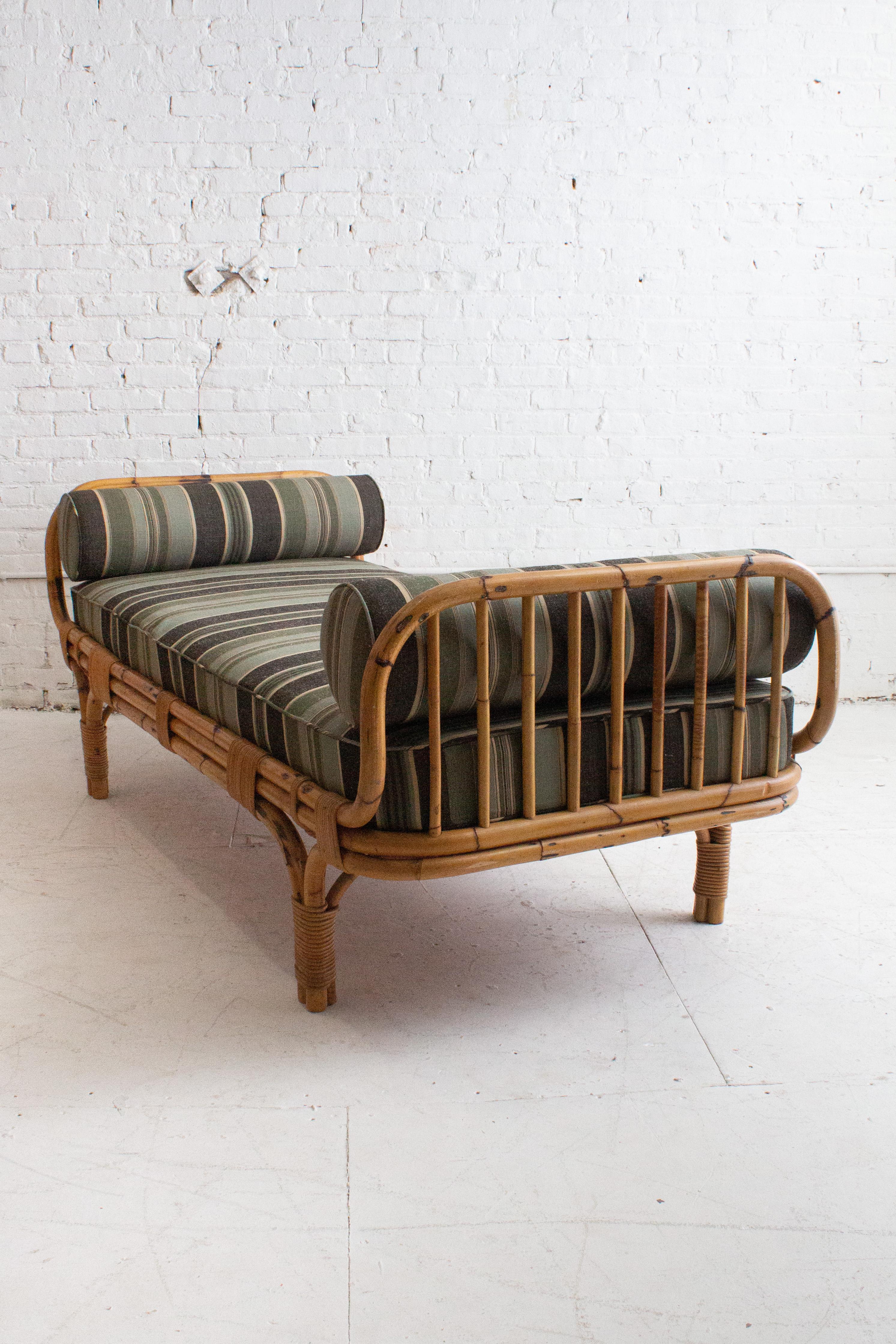 Italian Tito Agnoli Rattan Daybed